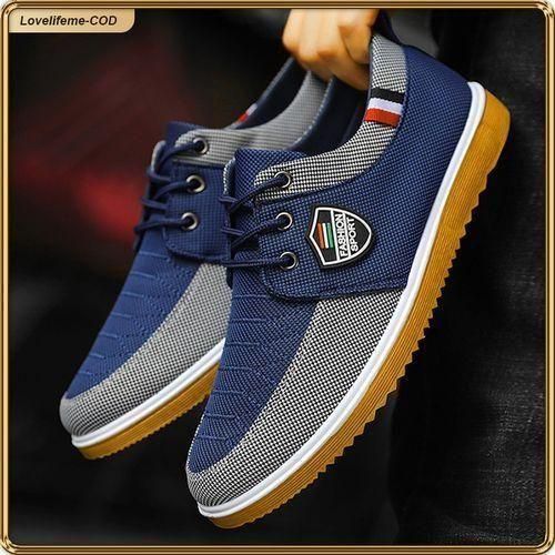 product_image_name-ASHION-Chaussures décontractées pour hommes, chaussures de sport de grande taille 39-48 - Bleu-1