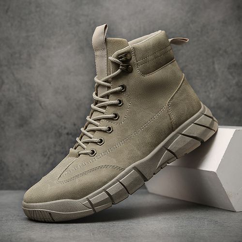 Fashion Martin boots work boots men Khaki Prix pas cher Jumia SN