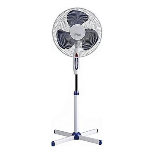 Ventilateur sur pied blanc 16 pouces avec grille métallique à base ronde  Lame en plastique - Chine Ventilateur du statif et ventilateur électrique  prix