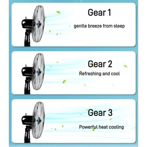 product_image_name-Generic-Ventilateur solaire 16 pouces AC DC 12V avec lumière LED Ventilateur solaire rechargeable à 5 pales avec panneau et support de batterie Ventilateur solaire au sol-5