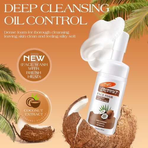 product_image_name-Generic-Nettoyant pour le visage à la noix de coco 150ml-4