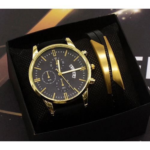 Generic Ensemble de deux pi ces de montre bracelet noir Prix pas