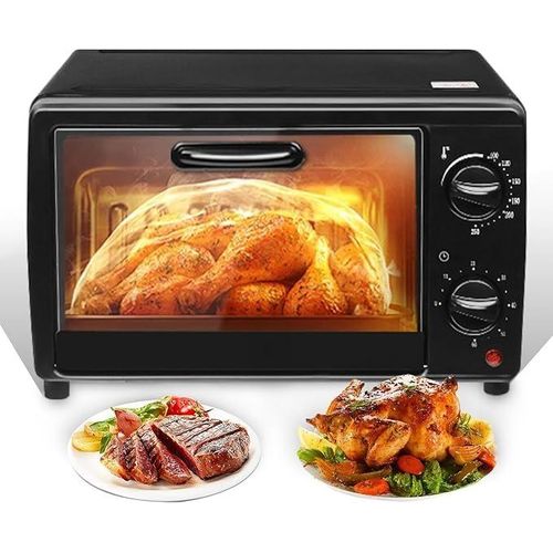 product_image_name-Generic-13L Multi-function Electric Oven with Timer - Black-1