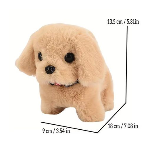 product_image_name-Generic-Peluches de chien électrique simulé, chiot électrique en peluche qui peut marcher, aboyer et remuer la queue, jouet électronique-1