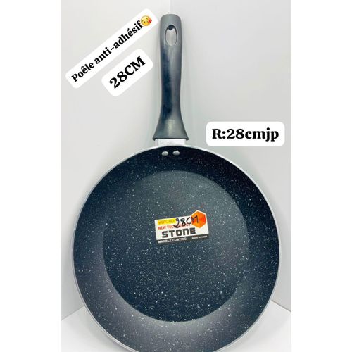 product_image_name-Generic-Poêle Antiadhésive 28CM – Revêtement Stone Marble – Cuisson Sans Accrochage – Résistante & Facile à Nettoyer-1