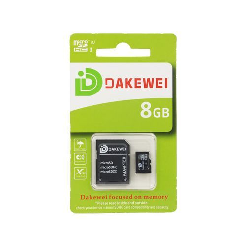 DAKEWEI SN Carte Mémoire Micro SD - 8Go - Prix pas cher