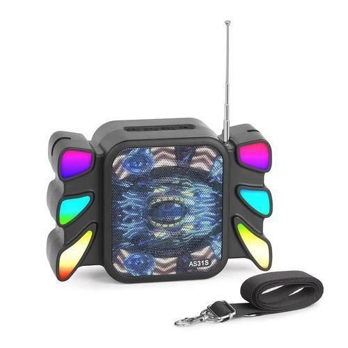 product_image_name-Generic-Haut Parleur Portable - Avec Base lumineuse solaire -1