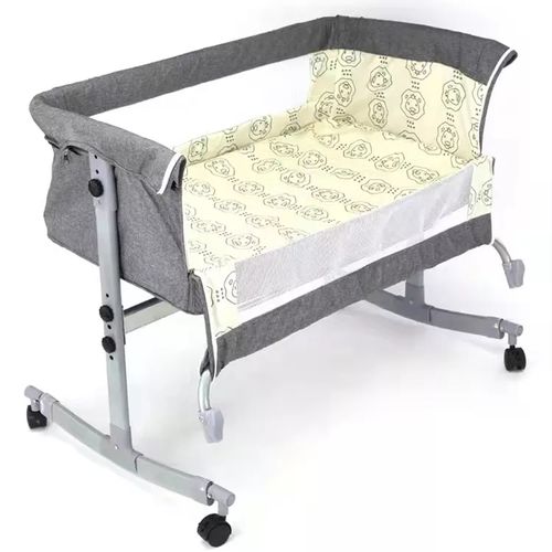 Generic Lit Bébé Cododo Gris pour Les Bébés de 1 à 36 Mois avec rangement -  Prix pas cher