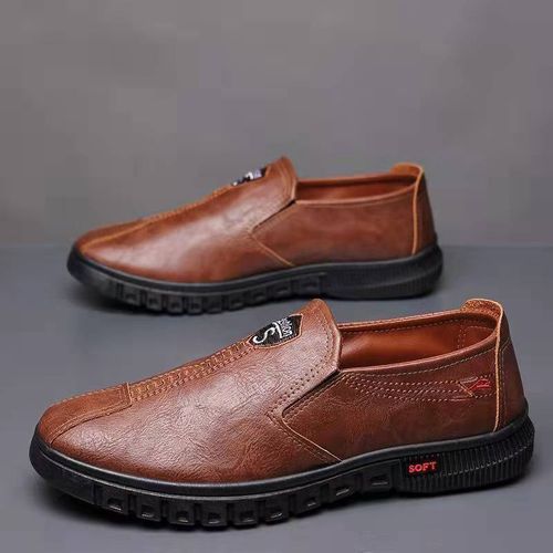 Leather soft sole shoes on sale