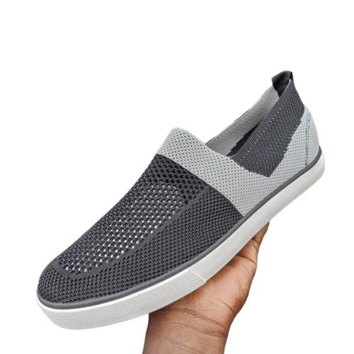 Generic Baskets Slip On respirants pour Homme Gris Blanc Prix pas cher Jumia SN
