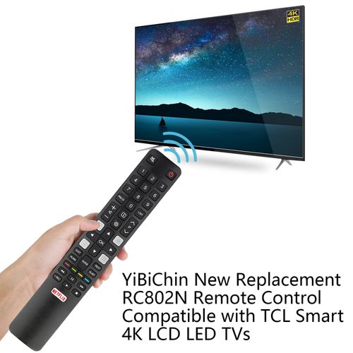 Generic Télécommande RC802N Remplacement pour TCL Thomson Smart TV