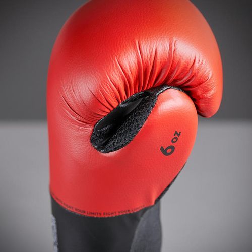 paire de gants de boxe enfant 8OZ rouge neuf outshock