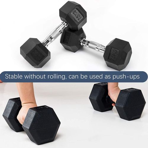 product_image_name-Generic-Haltères hexagonaux en polycaoutchouc inodore - 2,5 kg-5