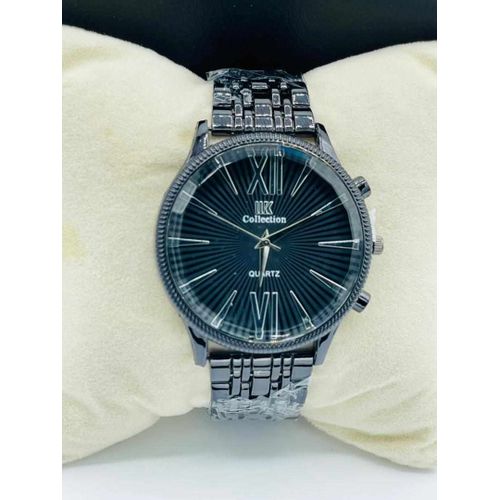 Generic Montre a aiguille homme bracelet plaque argente Prix pas