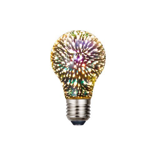 Generic E27 LED Ampoule 3D Ambiance Décoration éblouissante Lampe à Bulles  - Prix pas cher