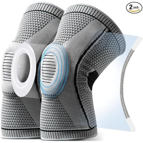 product_image_name-Generic-Lot de 2 genouillères unisexes pour arthrite, jogging, sport, déchirure du ménisque, course à pied-1