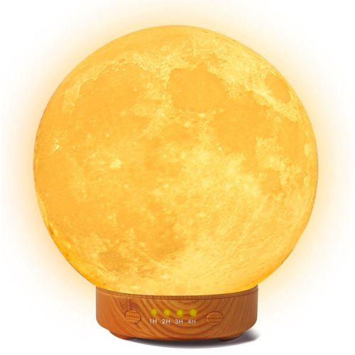 product_image_name-Generic-un humidificateur ou diffuseur d'arômes en forme de lune avec impression 3D, disposant d'un socle en bois et de réglages de minuterie de 1 à 4 heures. -1