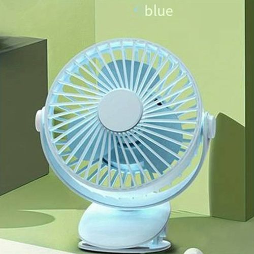 Bleu Ventilateur Usb Silencieux, Mini Ventilateur Bureau 3