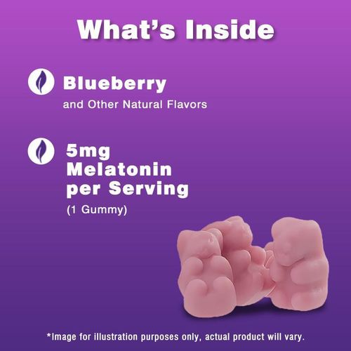 product_image_name-Generic-Mélatonine 5mg (60 Gummies) – Aide au Sommeil Naturelle et Sans Accoutumance – Arôme Myrtille – Formule Clean pour S'endormir Plus Vite et Se Réveiller Reposé – 100% Sans Médicament-3