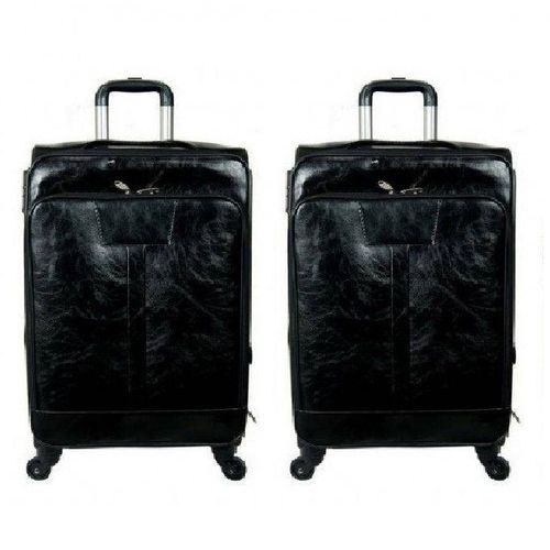 product_image_name-Generic-lot de 2 Valises en simili cuir Ultra Résistante – 2 de même Taille (Grande 23kg)-1