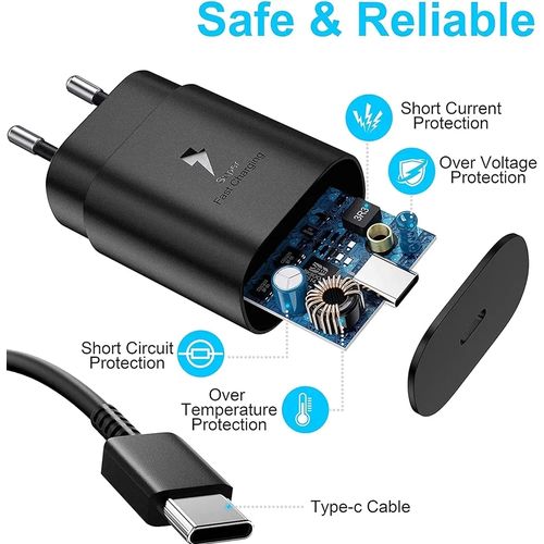 copy of Chargeur portable SAMSUNG CHARGEUR SECTEUR USB TYPE C 25W FAST  CHARGE ORIGINAL SAMSUNG NOIR