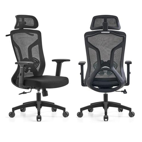 product_image_name-Generic-Chaise de bureau ergonomique 2588A en maille avec appui-tête et accoudoirs réglables-3