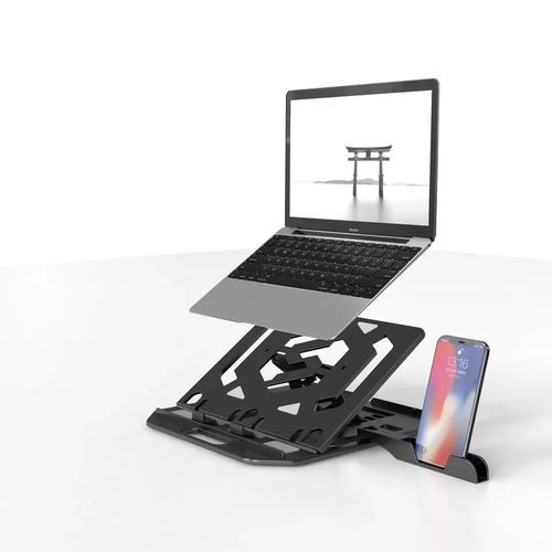 Louna support pour ordinateur Portable, en aluminium, rotatif à 360 degrés  - Prix pas cher