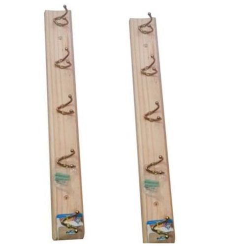 product_image_name-Generic-Lot De 2Porte Manteau Mural - Bois-1