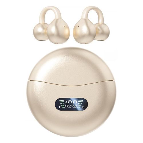 product_image_name-TWS-Air Ear Pods Freeclip LGE 008 Ultra Open Earbuds, Écouteurs Bluetooth 5.4 Sur l'oreille, Non dans l'oreille, Conduction osseuse, Tactile Ultra Bass Écouteurs boucle d'oreille M79 - VIOLET-6