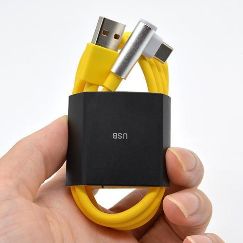 product_image_name-Generic-Câble de données USB-C 120W pour téléphones mobiles, coudé, charge rapide 6A - 1m-2