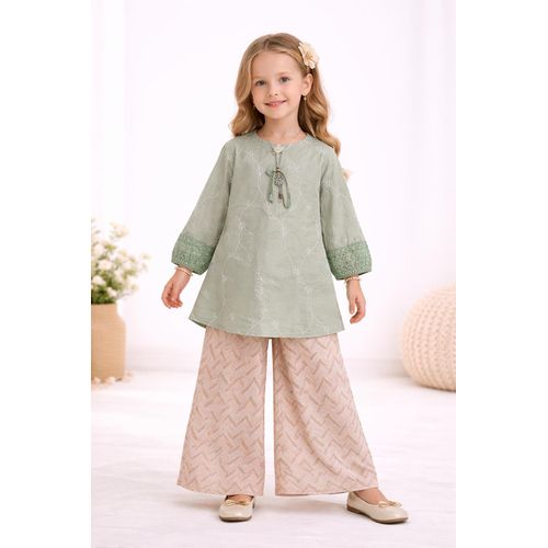 product_image_name-Other-Ensemble Fille Trois-Pièces Élégant avec Robe Rouge, Boléro Blanc et Legging Blanc-1