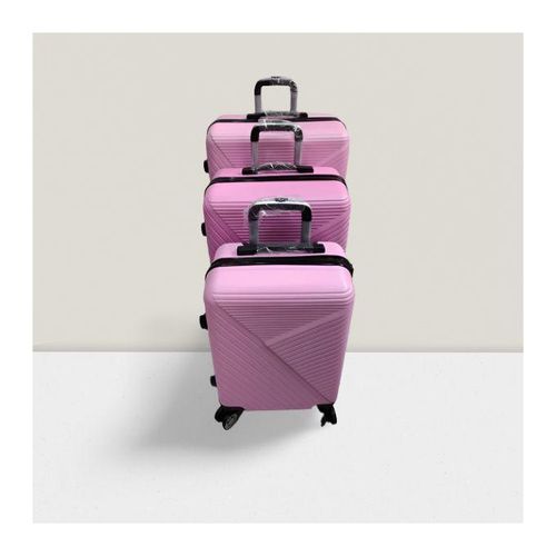 product_image_name-Generic-lot de 3 Valises Rigides en Coque Dure Ultra Résistante – 3 Tailles (Cabine, Moyenne 20kg , Grande 23kg)-2