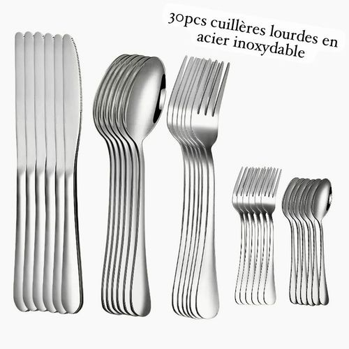 Generic Ensemble de couverts en plastique 18 pièces pour enfants,couteau, fourchette à prix pas cher