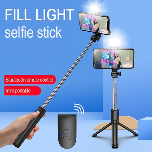 Generic Perche à Selfie, Trépied 3 En 1 Bluetooth Avec