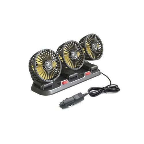 product_image_name-Generic-Ventilateur Refroidissement Fine Portable / Rechargeable- Pour Voiture - 3 Têtes -1