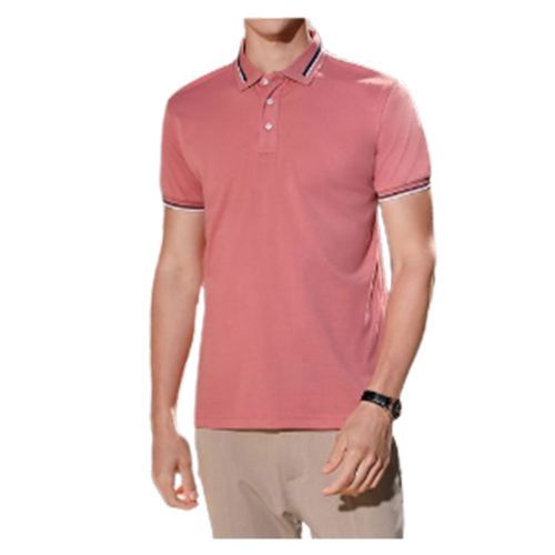 Polo Homme Manches Courtes - Rose