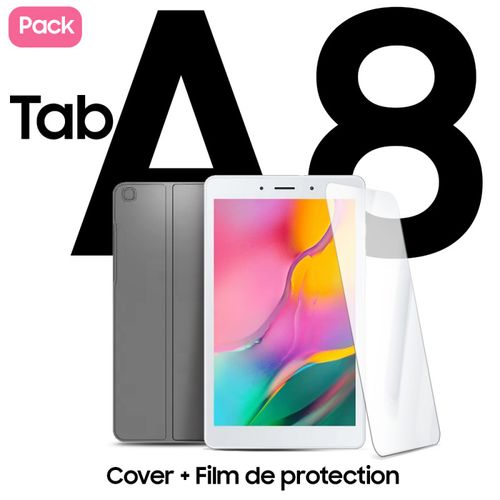 Samsung Tablette pack Tab A - Ecran 8 Pouces - 1 SIM - ROM 32Go - RAM 2Go -  Batterie : 5100mAh - gris - Prix pas cher