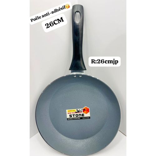 product_image_name-Generic-Poêle Antiadhésive 26CM – Revêtement Stone Marble – Cuisson Sans Accrochage – Résistante & Facile à Nettoyer-1