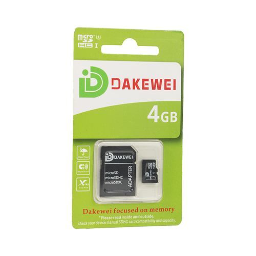 DAKEWEI SN Carte Mémoire Micro SD - 4Go - Prix pas cher