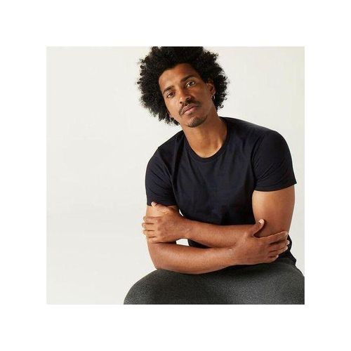 product_image_name-Generic-T-SHIRT SLIM COTON COL ROND HOMME NOIR-1