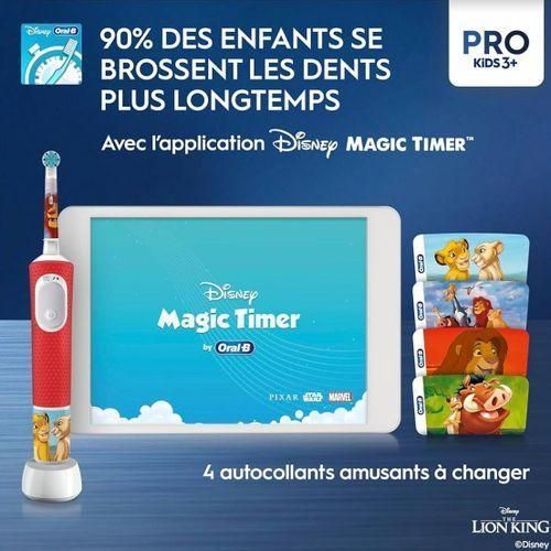 product_image_name-Oral B-Pro Kids 3+ – Brosse à Dents Électrique Enfants 3 Ans+ Le Roi Lion – Rechargeable – Avec Timer-5