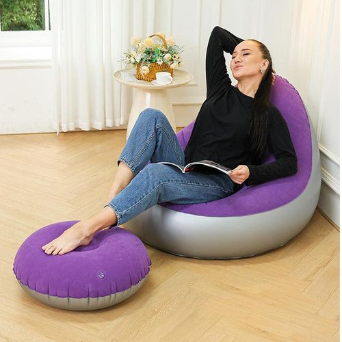 product_image_name-General-Canapé Gonflable Portable + Repose-Pieds + Pompe Électrique - Violet-3