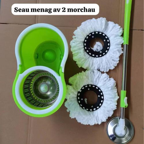 product_image_name-Generic-SEAU A MENAGE plus Serpillère Rotatif 360° - automatique - couleur aleatoire-1