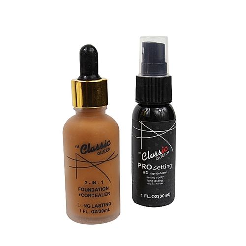 Generic Pack de Fond de Teint + Fixateur de Maquillage 30 ml Prix pas cher Jumia SN