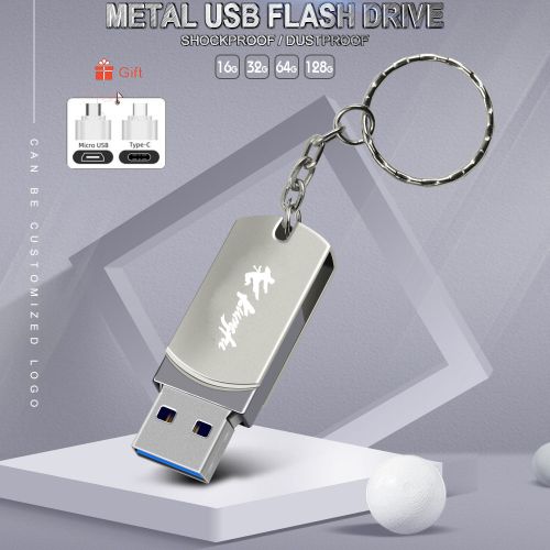 Clé USB mémoire 128Go - argent