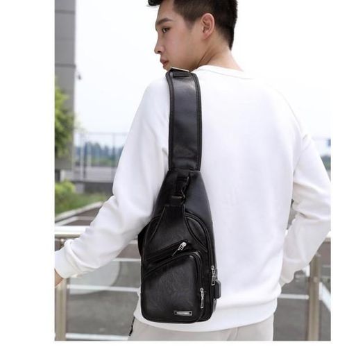 product_image_name-Fashion-Men pu Sports Casual Crossbody Bag Shoulder Bag-4