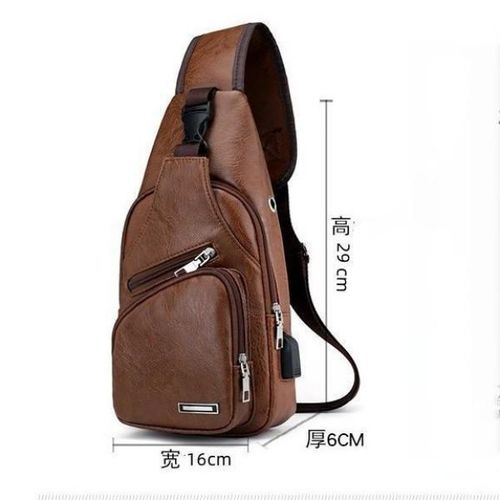 product_image_name-Fashion-Men pu Sports Casual Crossbody Bag Shoulder Bag-5
