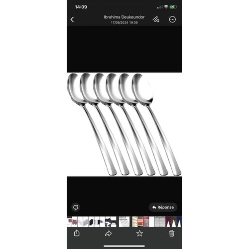 product_image_name-Generic-Lot de 6 cuillères lourdes-1