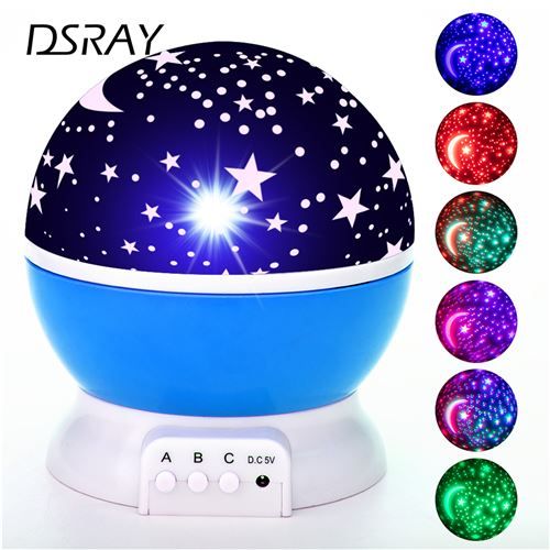 Étoile lune Animal projecteur projecteur Led 6 Images capteur prise ue  veilleuse pour enfants bébé chambre décoration THSINDE