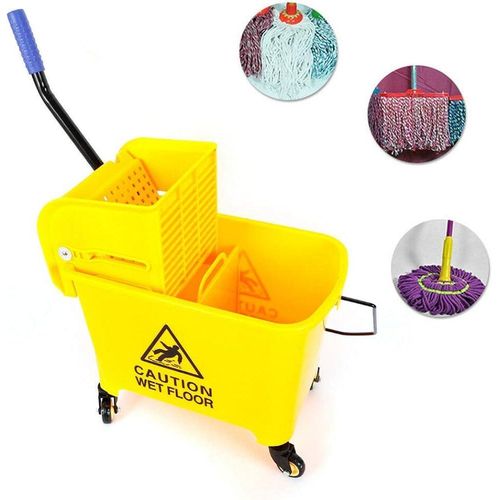 product_image_name-Generic-Seau et essoreuse en plastique grand model - presse essoreuse -1